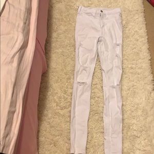 White jeans